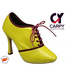 Zapato de baile CARPY BJ95 Piel Amarillo 01